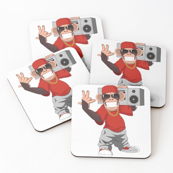 Item preview, Chimpanzee Gorilla T-shirt Ape Orangutan, Hip Hop, animals, hand, cartoon designed and sold by berlamo.