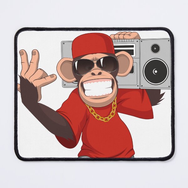 Item preview, Chimpanzee Gorilla T-shirt Ape Orangutan, Hip Hop, animals, hand, cartoon designed and sold by berlamo.