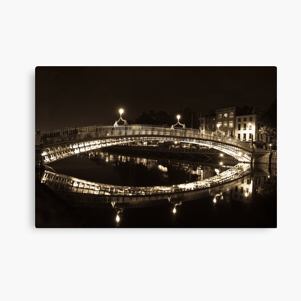 Dublin's Ha'penny Bridge Canvas Print