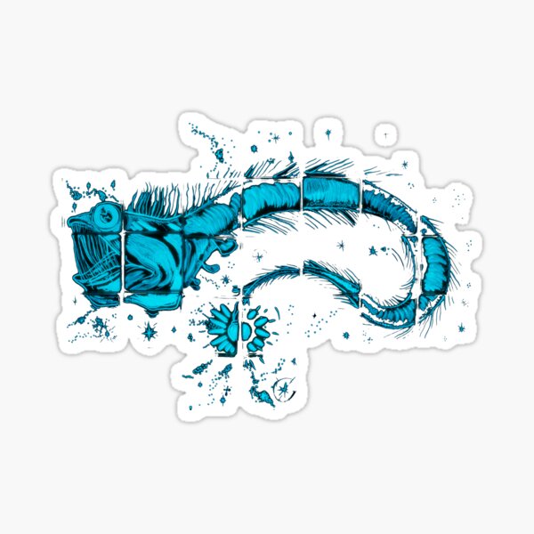 Item preview, Glowing Bacterial Art - Viperfish designed and sold by SiouxsieW.