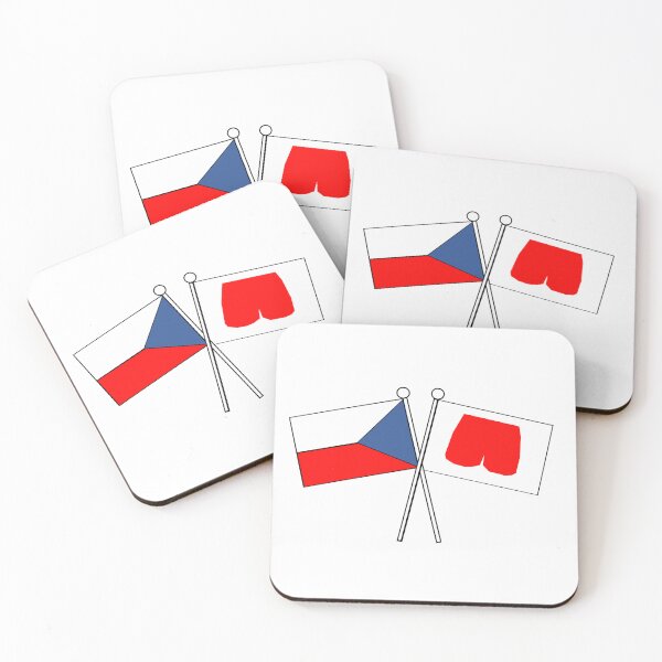 Item preview, Czech flag with red boxers designed and sold by sarabboo.
