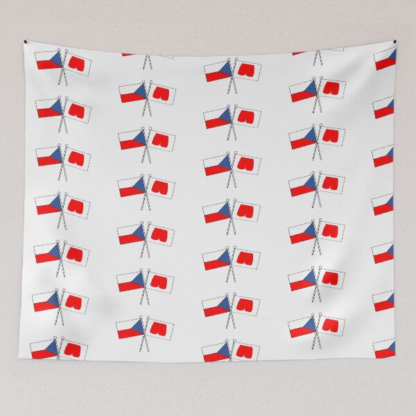 Item preview, Czech flag with red boxers designed and sold by sarabboo.