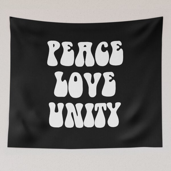 Item preview, Peace Love Unity quote, Kiszka brothers, GVF designed and sold by Dope-designs-18.