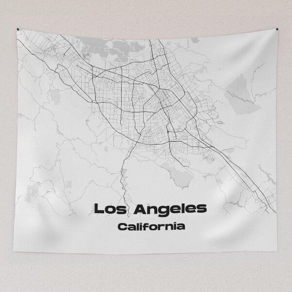 Item preview, The City of Angels: A Map of Los Angeles designed and sold by wamuigaworld.