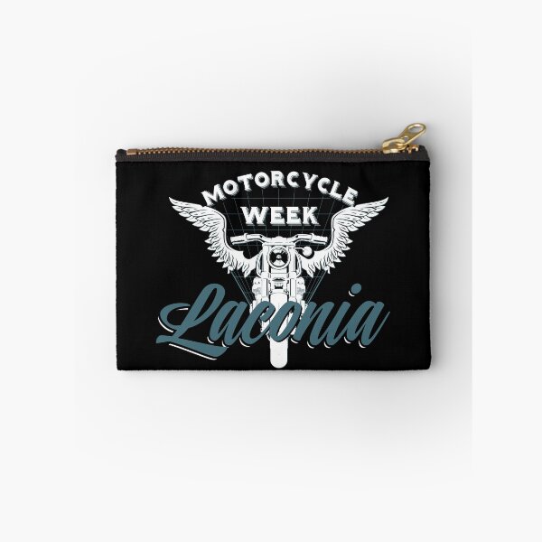 Item preview, 100th Anniversary Celebration Laconia Motorcycle Week New Hampshire white and blue designed and sold by PincGeneral.