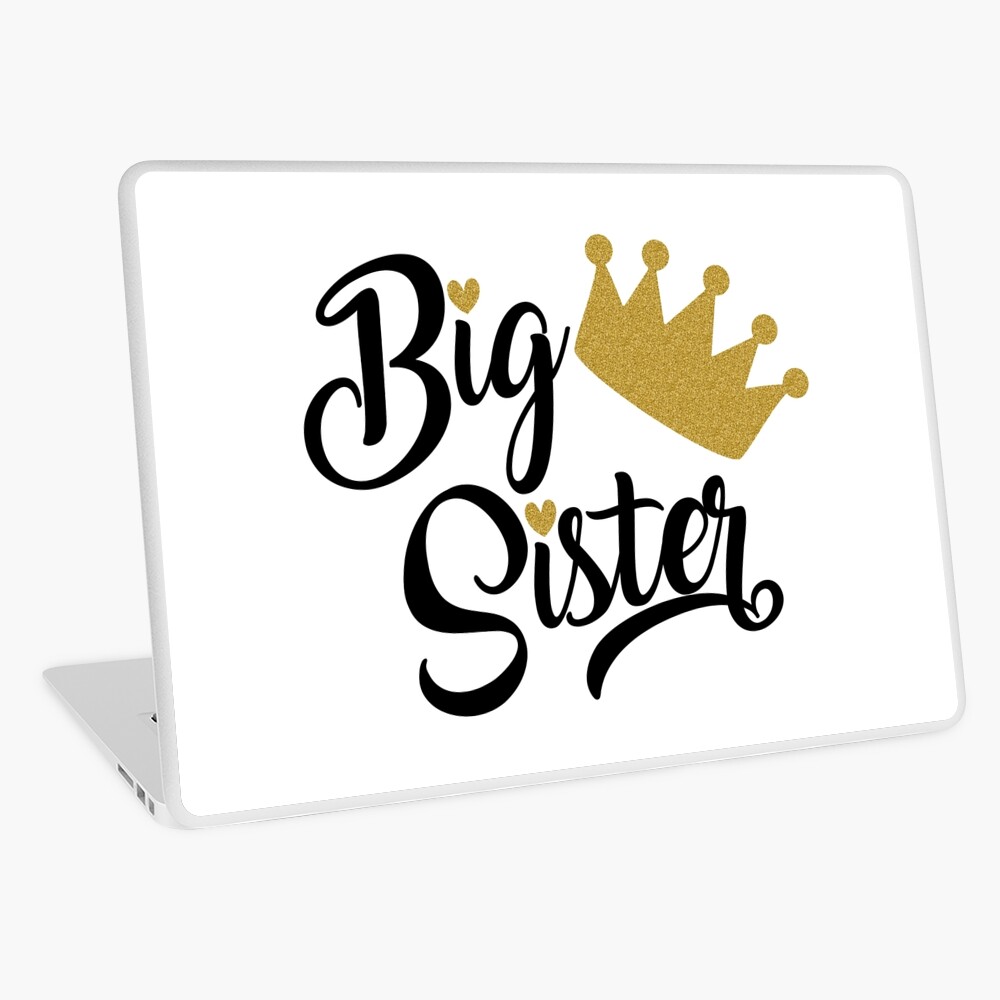 Big Sister Crown SVG Rhinestone Artwork