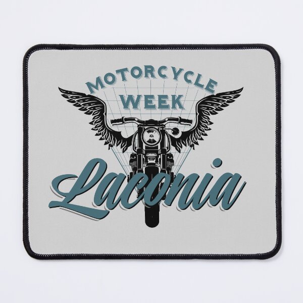 Item preview, 100th Anniversary Celebration Laconia Motorcycle Week New Hampshire black and blue designed and sold by PincGeneral.