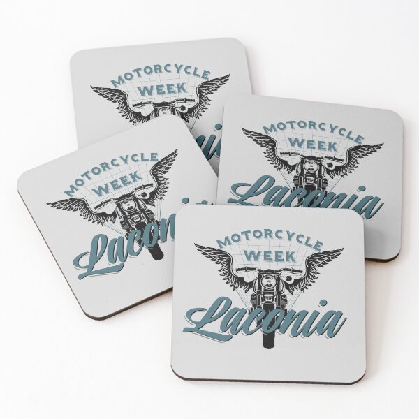 Item preview, 100th Anniversary Celebration Laconia Motorcycle Week New Hampshire black and blue designed and sold by PincGeneral.