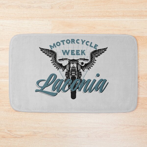 Item preview, 100th Anniversary Celebration Laconia Motorcycle Week New Hampshire black and blue designed and sold by PincGeneral.