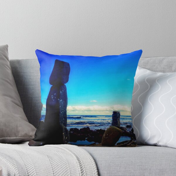 Item preview, Beach Rocks Towers Ocean Watchers on Rocky Beach in South Africa 4 of 4 designed and sold by Beachy.