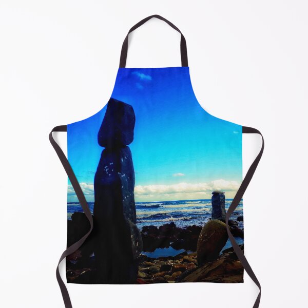 Item preview, Beach Rocks Towers Ocean Watchers on Rocky Beach in South Africa 4 of 4 designed and sold by Beachy.