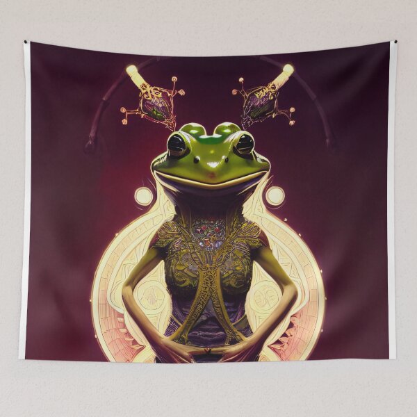 Item preview, Ribbit, the Elegant Frog designed and sold by MrJuddart.