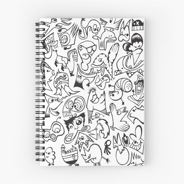Item preview, Monster cartoon crazy doodles designed and sold by berlamo.