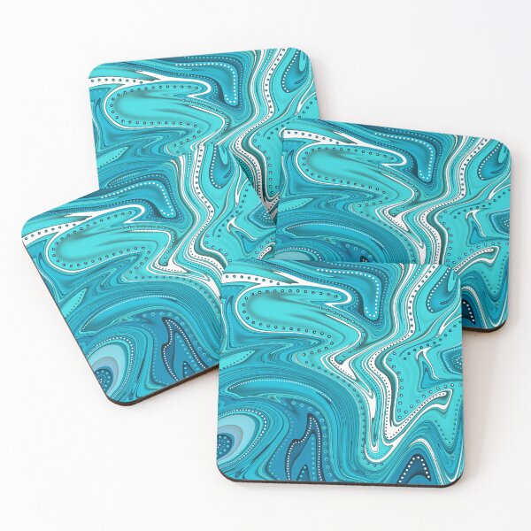 Item preview, Abstract marbled - waves designed and sold by Zeewind.