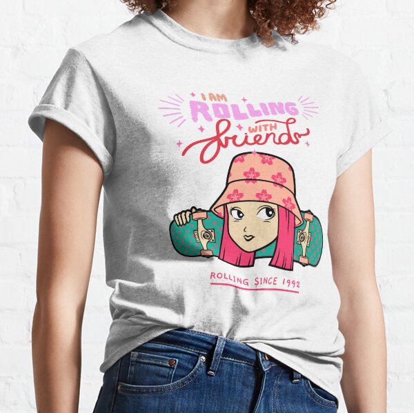 I am rolling with friends Skating Classic T-Shirt