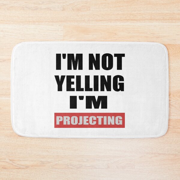 Item preview, I'm Not Yelling Im Projecting, Drama tee, Theatre Teacher Gift,Actor gift, Theatre tee designed and sold by stapodstore.