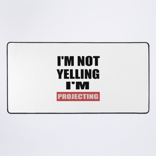 Item preview, I'm Not Yelling Im Projecting, Drama tee, Theatre Teacher Gift,Actor gift, Theatre tee designed and sold by stapodstore.