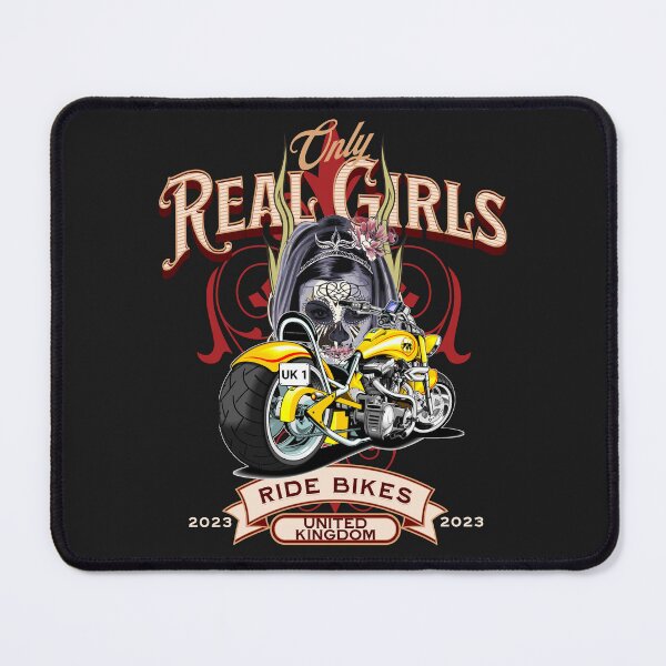 Item preview, ONLY REAL GIRLS RIDE BIKES, UNITED KINGDOM designed and sold by R B Chrystal.