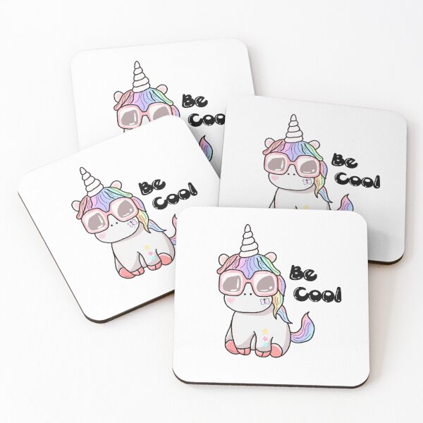 Item preview, Cute rainbow hair unicorn  designed and sold by Loveartse.