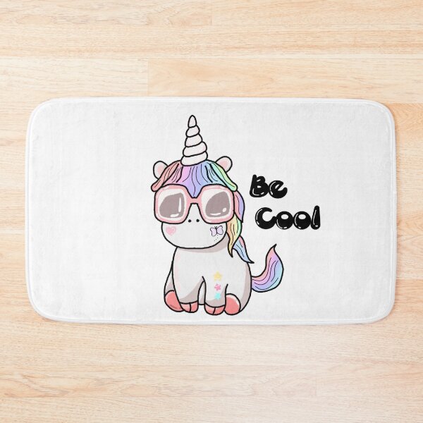 Item preview, Cute rainbow hair unicorn  designed and sold by Loveartse.