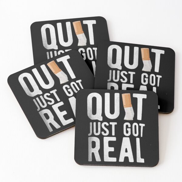 Item preview, Quit Just Got Real New Year Resolution designed and sold by nirmalsawlani.