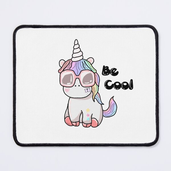 Item preview, Cute rainbow hair unicorn designed and sold by Loveartse.