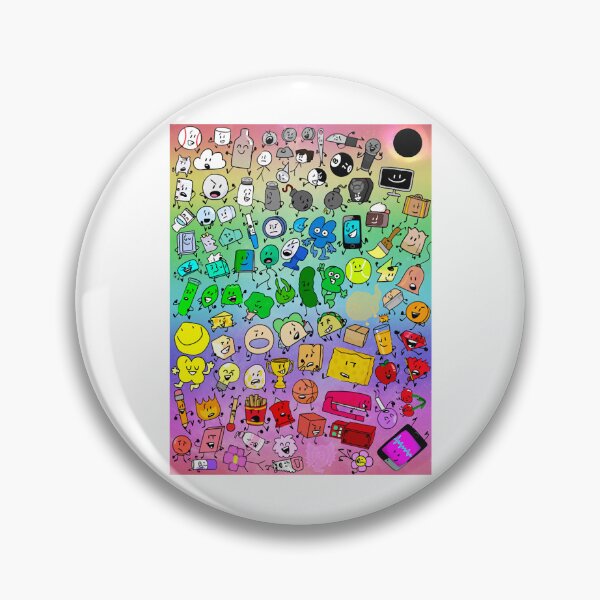 Item preview, Bfdi Inanimate Insanity All Characters (Rainbow) designed and sold by RcnArtDesignsx.