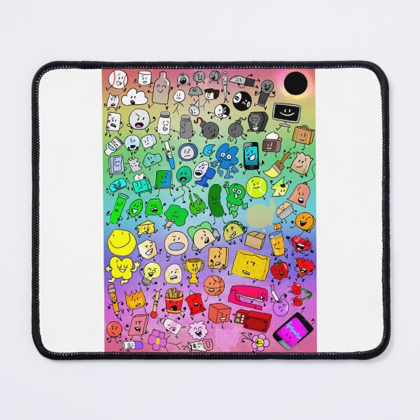 Item preview, Bfdi Inanimate Insanity All Characters (Rainbow) designed and sold by RcnArtDesignsx.