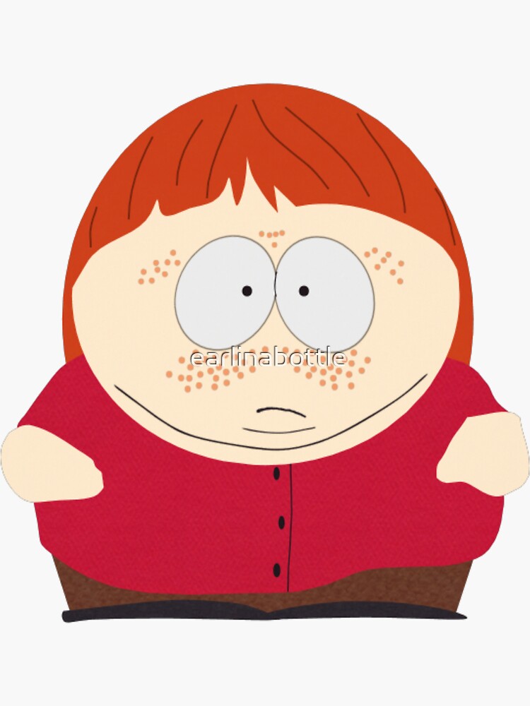 ginger-cartman-sticker-for-sale-by-earlinabottle-redbubble