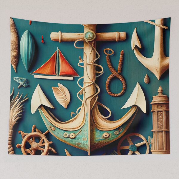 Item preview, Old Anchor Maritime and Nautical Theme designed and sold by Fitbys.
