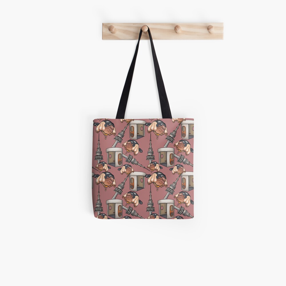 "Canberra Australia's Capital Territory Mauve" Tote Bag by