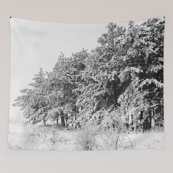 Item preview, Frozen trees in winter forest designed and sold by Phanaturalis.