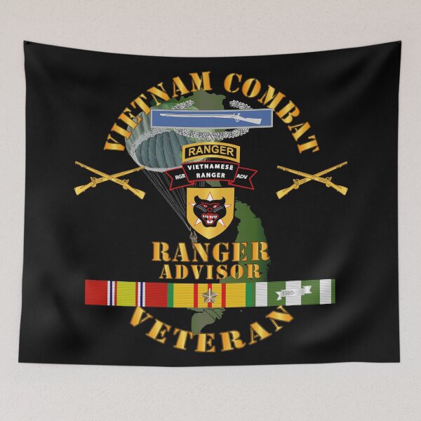 Item preview, Army - Vietnam Combat Infantry Vet w  Vietnamese Ranger Advisor w Parachute  X 300 designed and sold by Military Insignia Products.