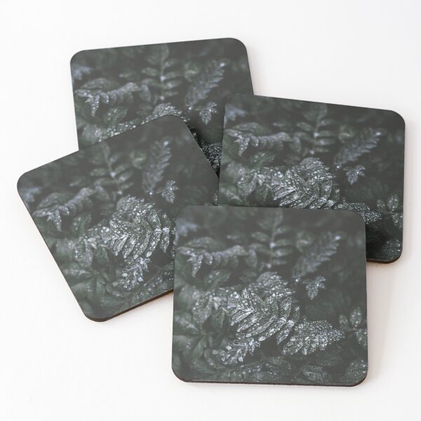 Item preview, Dark Mooody Leaves Water Drops designed and sold by Phanaturalis.