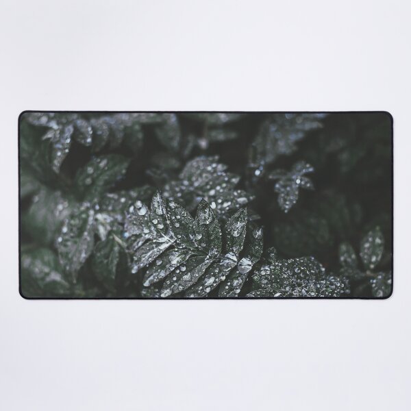 Item preview, Dark Mooody Leaves Water Drops designed and sold by Phanaturalis.