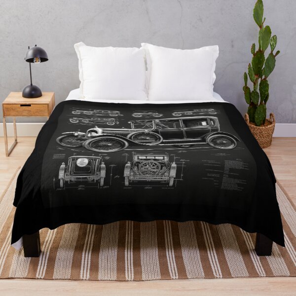 Item preview, 1920s Car with Technical and Sophisticated Diagrammatic 1920s Car with Retro Charm designed and sold by nmichom.