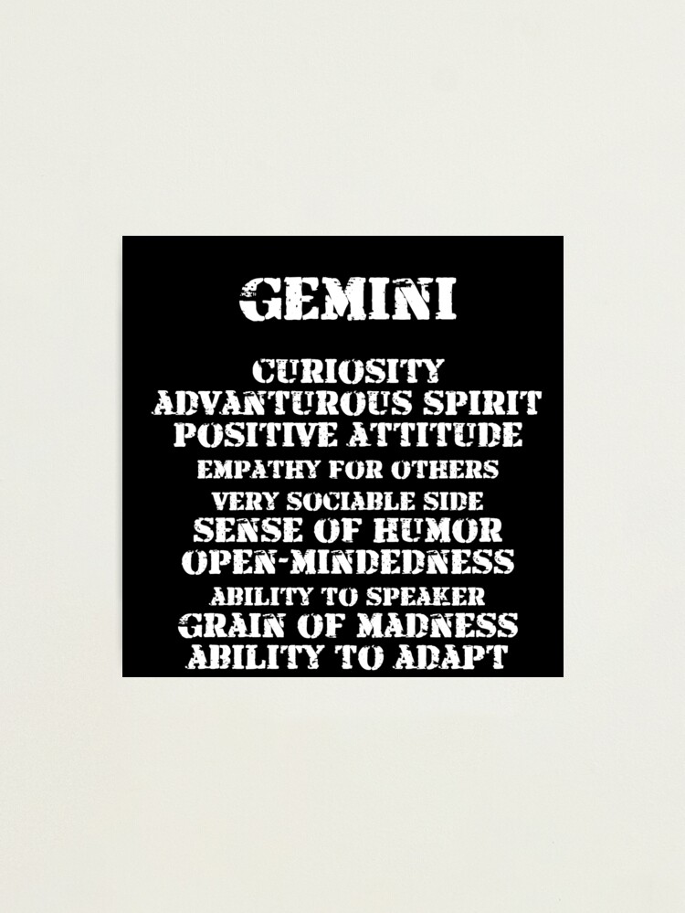 GEMINI Zodiac sign The 10 strengths of Gemini