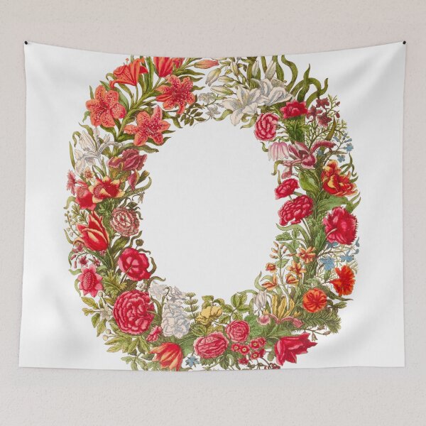 Item preview, Flower Wreath by Maria Sibylla Merian HD designed and sold by IliaLobell.