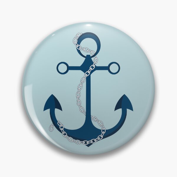 Aperçu de l'œuvre Ancre de bateau bleue créée et vendue par KimmyRob.