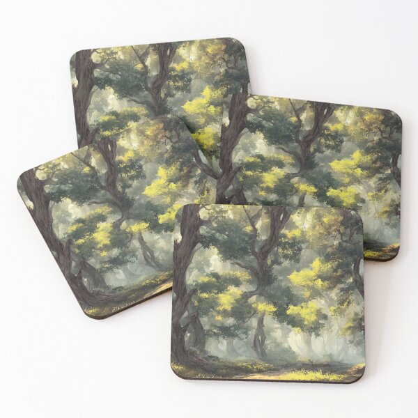 Item preview, The silent beauty of a forest at dawn designed and sold by mgtime.