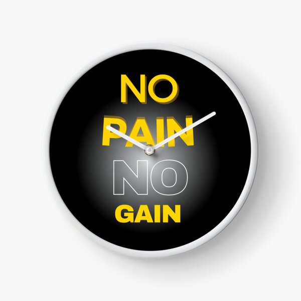 Item preview, No Pain No Gain Bodybuilding Motivation designed and sold by nirmalsawlani.