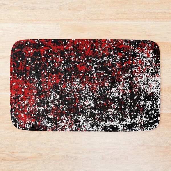 Item preview, Red White and Black Grunge Texture Color Splash designed and sold by humnoo.