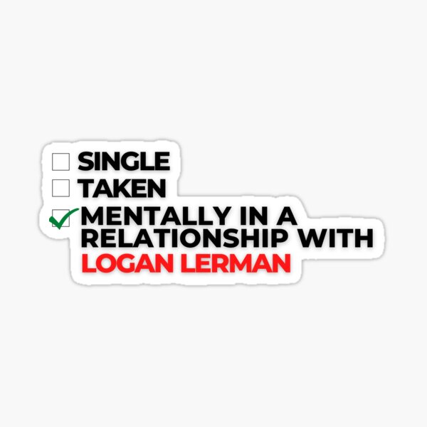 Artikel-Vorschau von Geistig in einer Beziehung mit Logan Lerman, designt und verkauft von Itsheartshop.