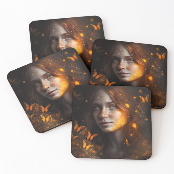 Item preview, Ginger Girl in a Butterfly World designed and sold by Juliascutecornr.