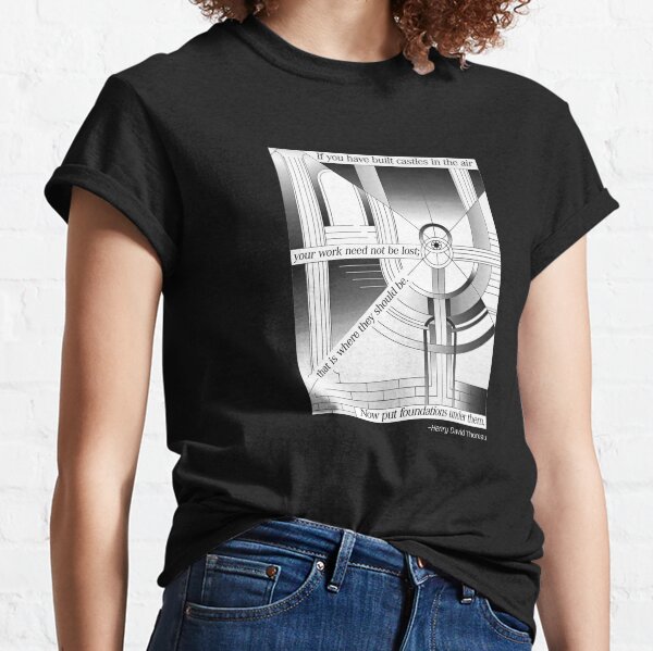 Castles. Adapted from the artist’s graphic image. Classic T-Shirt