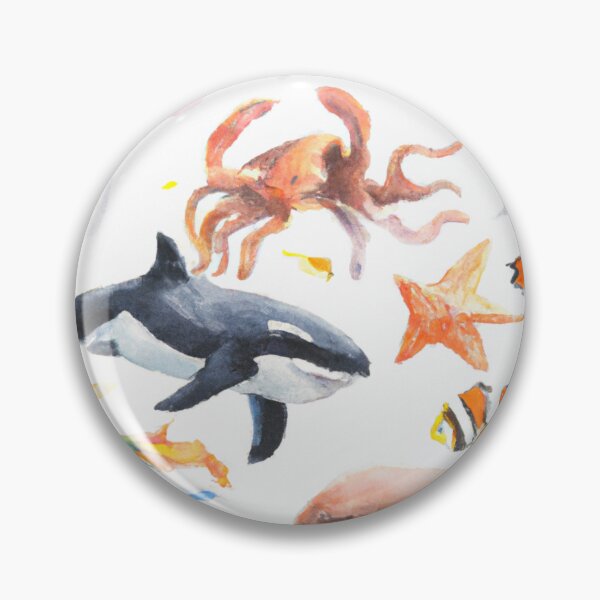 Item preview, Aquatic life , Aquatic creature , Watercolor painting designed and sold by Color-Me-Blue.