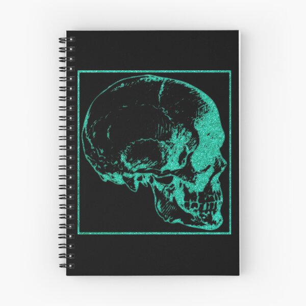 Item preview, GREEN GLITTER SKULL designed and sold by GutterDesigns.