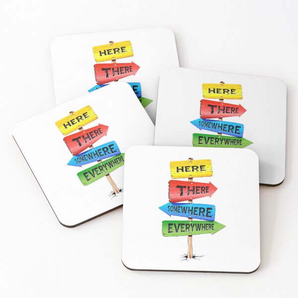 Item preview, Here there somewhere everywhere road signs designed and sold by headpossum.