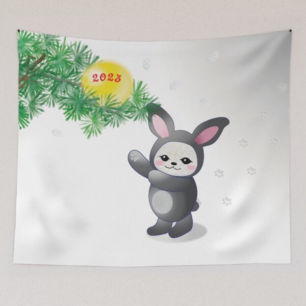 Item preview, Happy New Year 2023 with Seoltang-yi designed and sold by K-sugarstore.