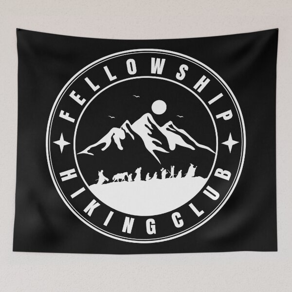 Item preview, hiking club meme designed and sold by Khenzlerya.